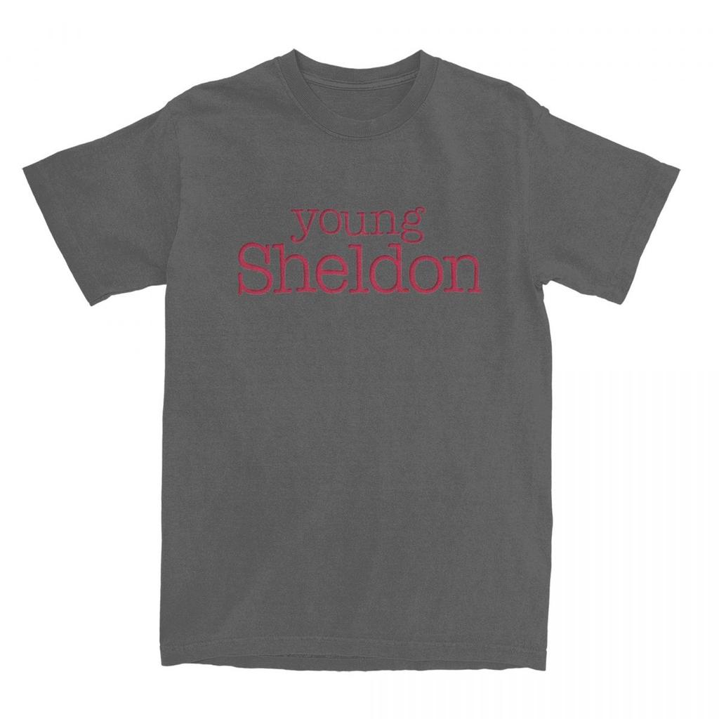 Unisexs T Shirt Funny Young Sheldon Tv Show Print T Shirts Harajuku Beach Tees Streetwear Print Cotton Clothing Gift