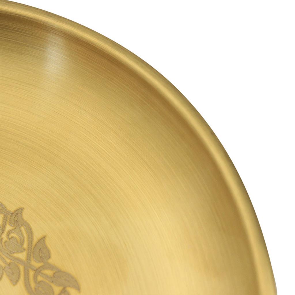 Stainless Steel Pagans Ritual Tray Altar Tree Pattern Plate Crystal Stone Shelves Candle Holder Incenses Burners