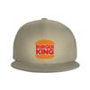 Лето 2024 Новое поступление Бейсболка с принтом Burger King Печать Хлопковые бейсболки Унисекс Кепка Шляпа для гольфа