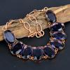 Ювелирные изделия из драгоценных камней с аметистом, медное ожерелье ручной работы, красивое ожерелье, ювелирное изделие с регулируемой цепочкой, ювелирные изделия на День памяти