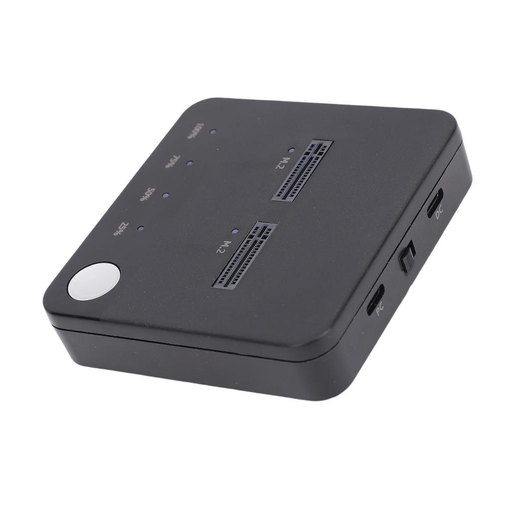 M.2 Hard Drive Duplicator Serial ATA To NVMe Cloner Dock Station Dual SSD Enclosure Support Offline Cloning UASP and