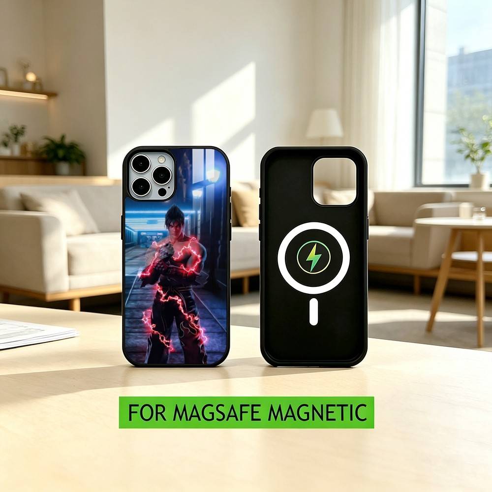 T-Tekken 8 Game Phone Case For iPhone17,16,15,14,13,12,11 Plus,Pro Magnetic with Magsafe Wireless Charging