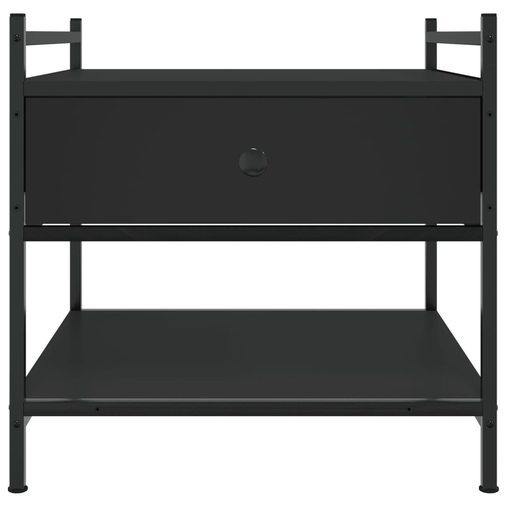 Coffee Table Black 50x50x50 cm Particleboard
