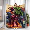 Avengers Theme Flannel Blanket,Superhero Print blanket Soft and Skin-Friendly, Used With Sofas, Beds, Travel, And Camping