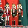 20-Inch Wooden Nutcracker Puppet for Christmas Home Decoration