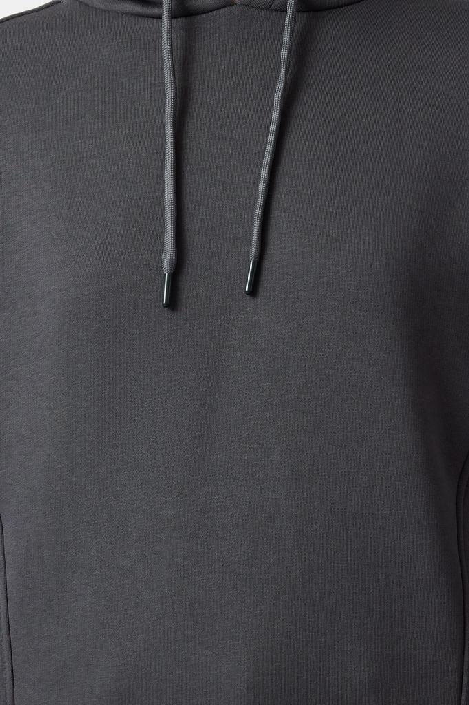 Women's Fashionable Stylish Sweatshirt Stone Oversize Thick Fleece Hooded Knitted Sweatshirt