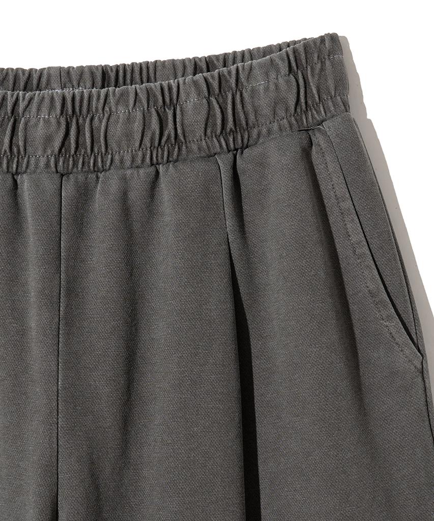 GAKKAI UNIONS Shiny Applique Wide Sweatpants Charcoal