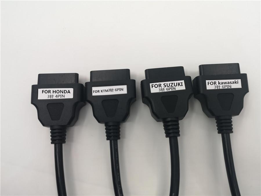 4 Pin Plug Adapter For Use With Certain Honda Motorbikes. This Adapter Converts A Standard 16 Pin Obd2 Type Plug To The Honda 4 Pin Plug For Plugging