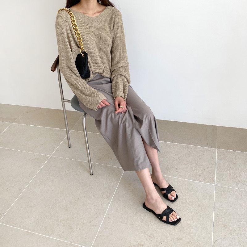 2024 Летние плоские тапочки для женщин, домашняя нескользящая женская обувь, сандалии на низком каблуке, модные мягкие домашние тапочки для женщин