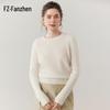 Fanzhen Women's Cashmere Blend Round Neck Sweater