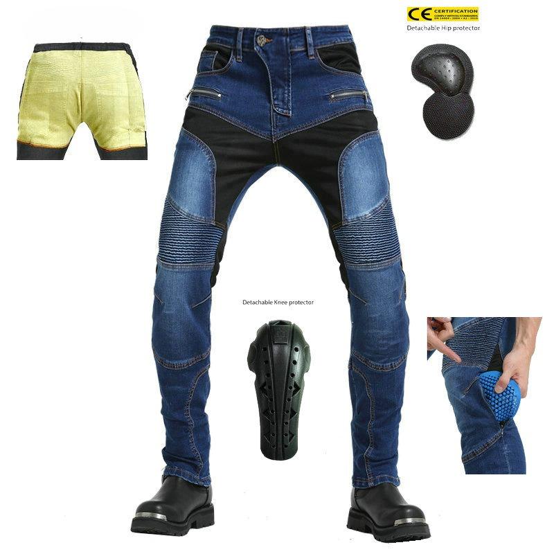 Новый продукт, медленное восстановление, неограниченная регулировка, наколенники, летняя вентиляция, джинсы для езды на мотоцикле, Кевлар, защита от падения