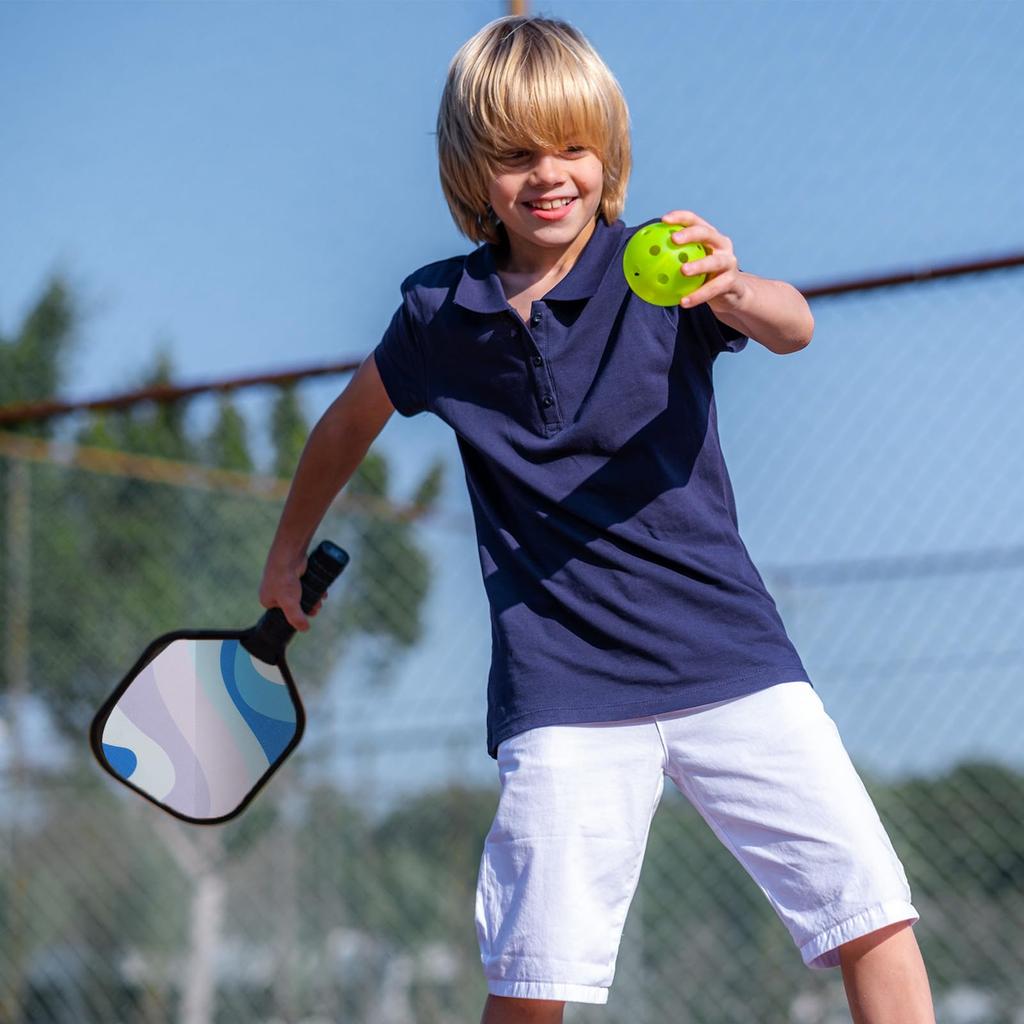 PATIKIL Pickleball Paddle 2 Premium Wooden Pickleball Rackets with Cushion 4 Pickleball Carry Gift for Men and Women Set, Grips, Balls, Bag,