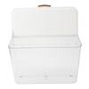 4L Wall Mounted Laundry Basket Dustproof Multifunction Wall Hanging Dirty Clothes Basket with Lid