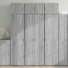 VidaXL Highboard Sonoma Grey 70x42.5x185 Cm Engineered Wood, Sideboard, Storage Cabinet, Side Panel, Cabinet, 3281425
