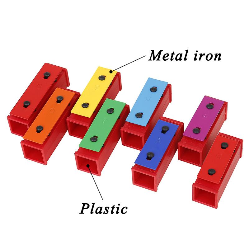 Children Colorful 8-Tone Xylophone Montessori Toy Early Education Musical Instrument Learning Percussion Music Toys For Children