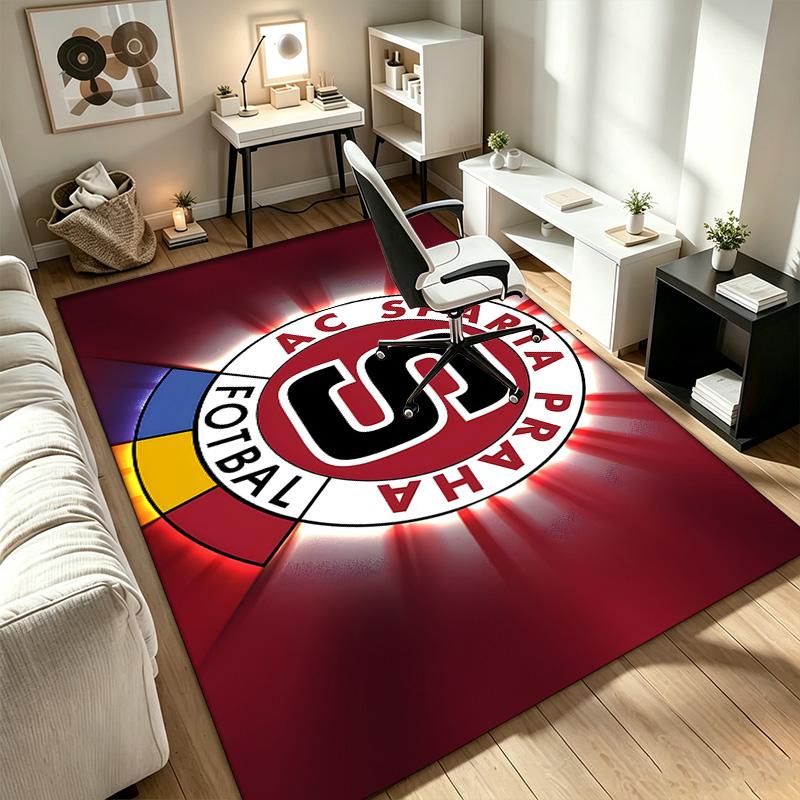AC Sparta Praha A rug suitable for office chair areas living rooms and computer desks perfect for home offices and an ideal holiday gift