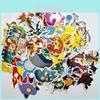 Универсальный и красочный набор наклеек Pokemon с Солнцем, Луной, Мимикиу, Пикачу, Бульбазавром