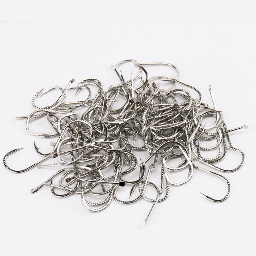 30 Pcs/bag Fishing Hook 100C Carbon Steel Dragon Scale Barbed Fishing Tackle Fishing Supplies
