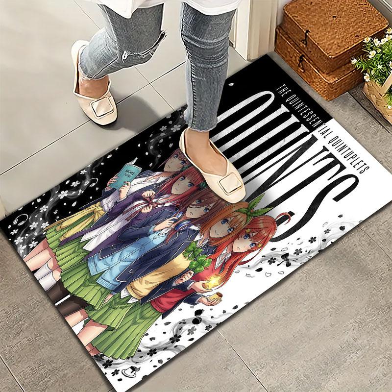 The Quintessential Quintuplets Carpet Rug For Living Room Bedroom Home Sofa Decoration Kids Play Nonslip Floor Mat