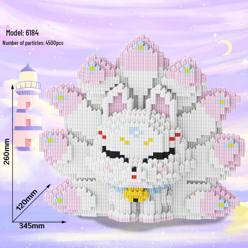 Год Дракона: Строительные блоки «Единорог-Дракон» в китайском стиле — развивающая головоломка для детей