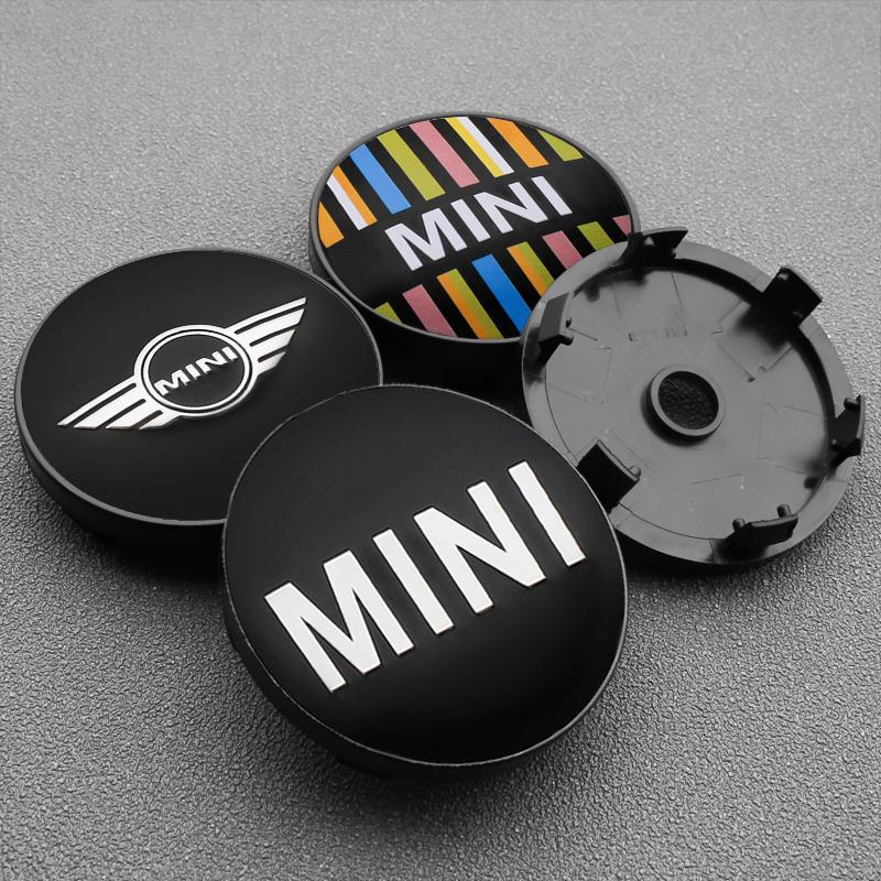 4Pcs/set 56mm 60mm Car Wheel Center Hub Cap Rim Cover Stickers Replace Accessories For Mini Cooper Works One JCW R56 R53 F54 F55