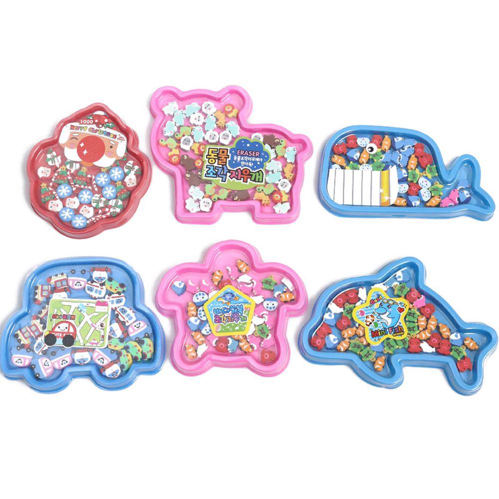 Diy Stationery Gift Student Supplies Rubber Christmas Style Pencil Eraser Animal Cartoon Shape