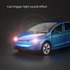 1:32 игрушечных литого автомобиля Tesla Model X со звуком, светом и открывающимися дверями - инерционный механизм для детей.