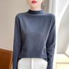 Женский кашемировый свитер Qinghe Cashmere 30% Кашемир 70% Шерсть Осенне-зимний кашемировый пуловер Мягкий и теплый