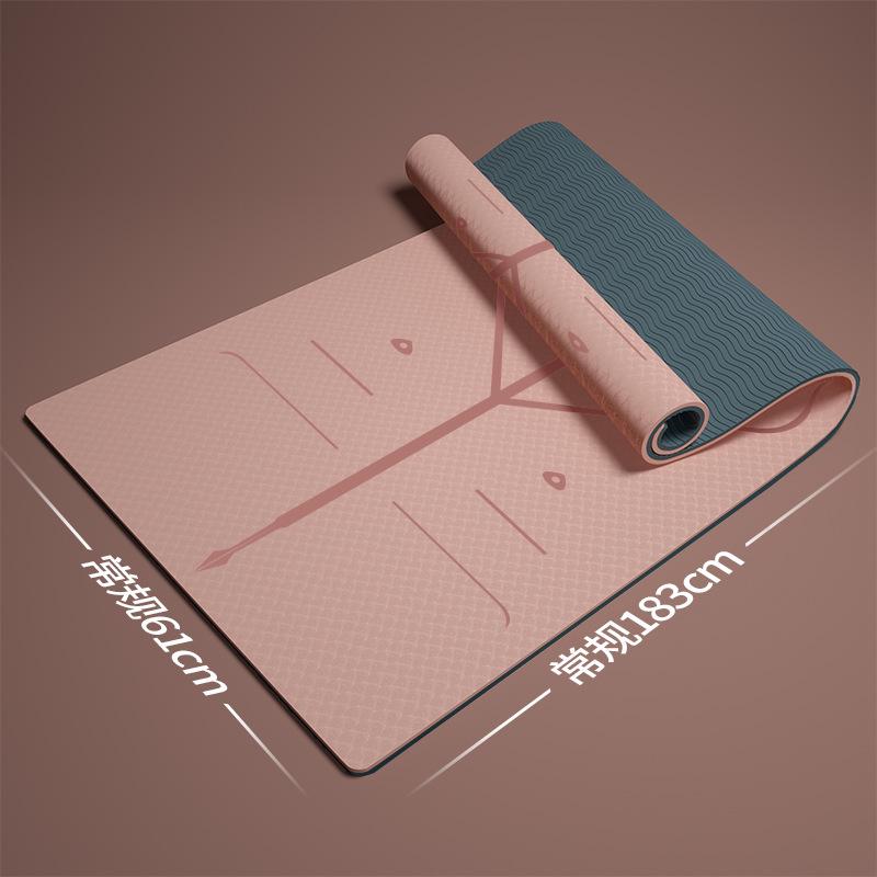 Толстый Нескользящий Коврик для Йоги и Танцев со Скакалкой