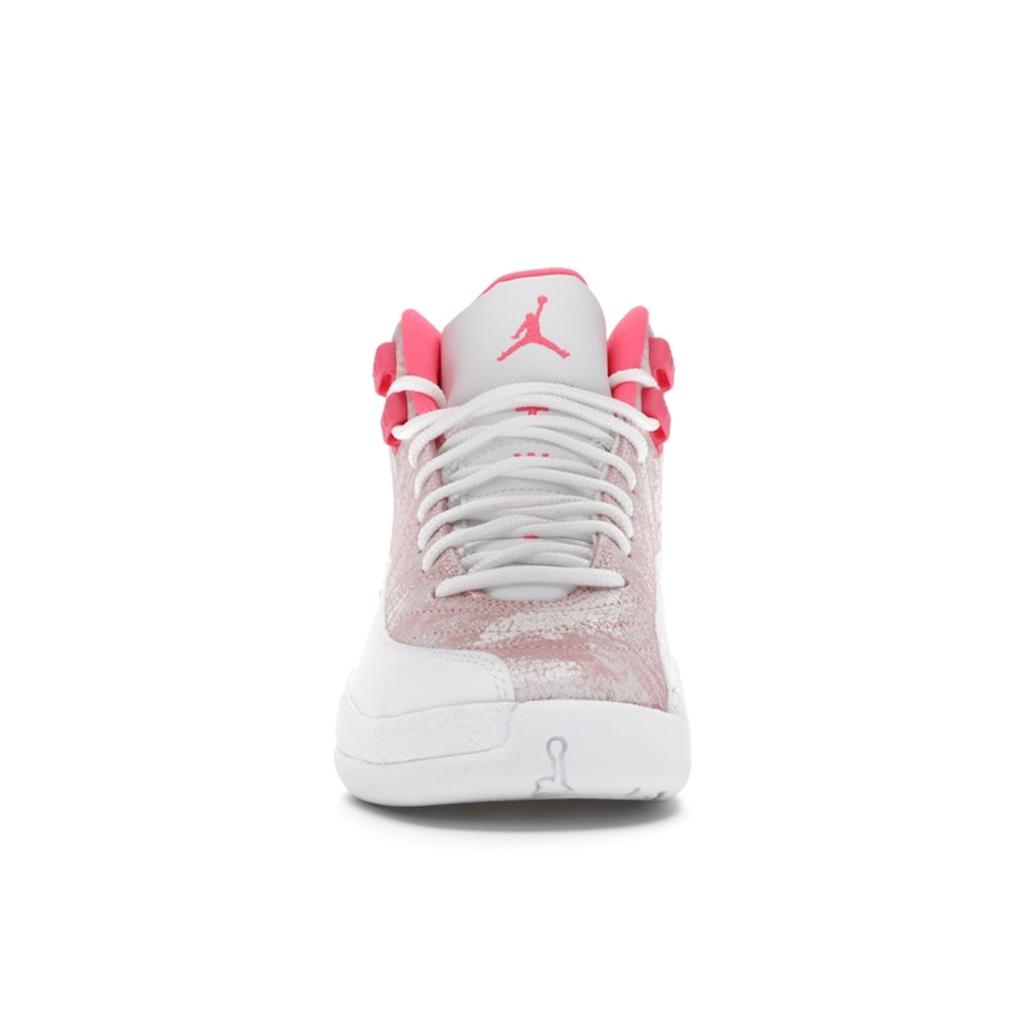 Кроссовки Air Jordan 12 Retro GS Arctic Pink Kids белые Arctic-Punch Hyper-Pink 510815-101