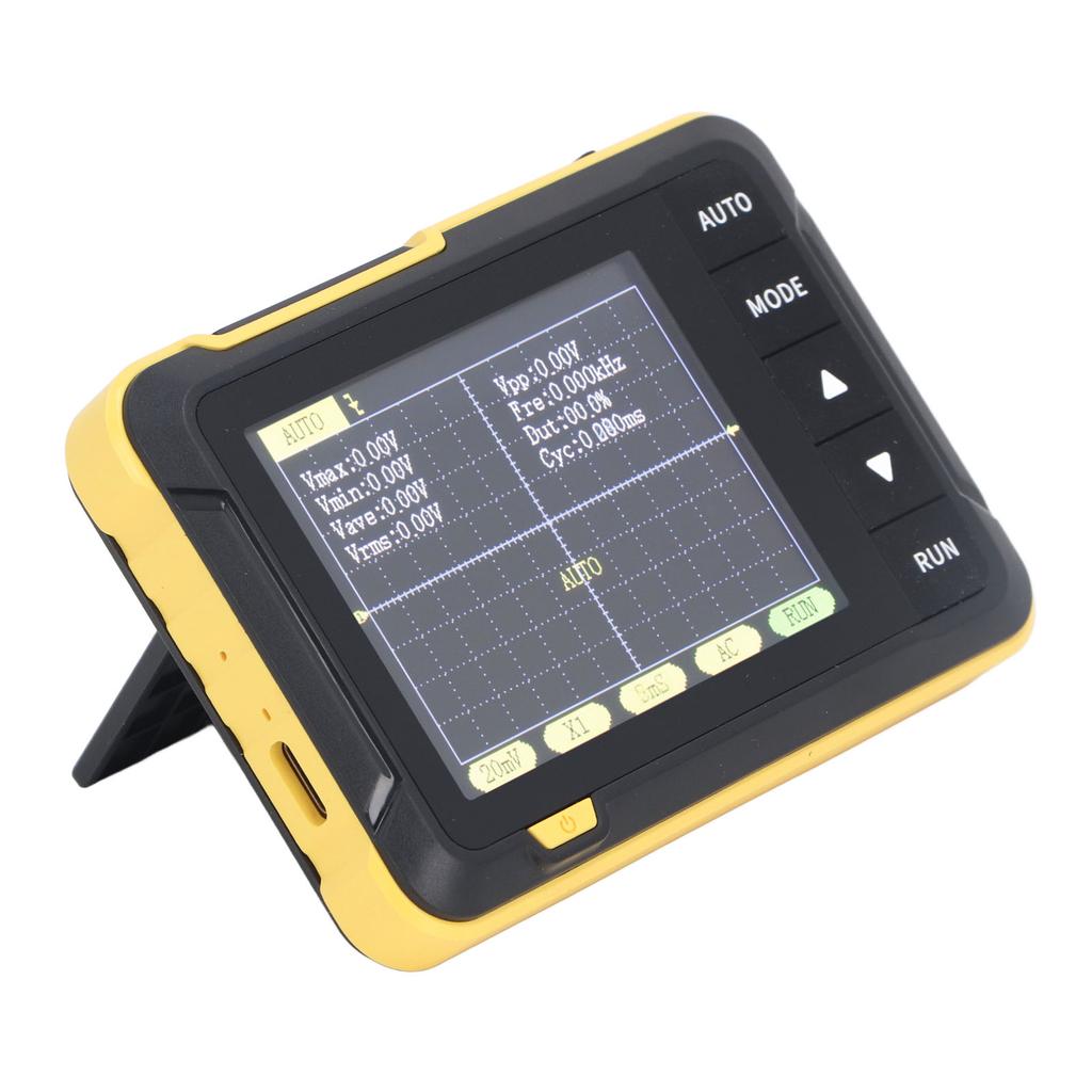 DSO152 Digital Oscilloscope 2.5MS Per Second Sampling 200KHz Bandwidth AC/DC Coupling Handheld