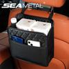 Multifunctional Car Seat Storage Bag Leather Storage Bag Garbage Bag Hanging Storage Bag