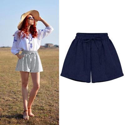 Летние новые женские брюки Корейская версия Большой размер Тонкие свободные брюки Повседневные брюки