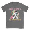 Bags Packed No Turning Back Funny Unicorn Summer Vacation Tshirt Summer Cotton Tshirts Short Sleeve Top Tees