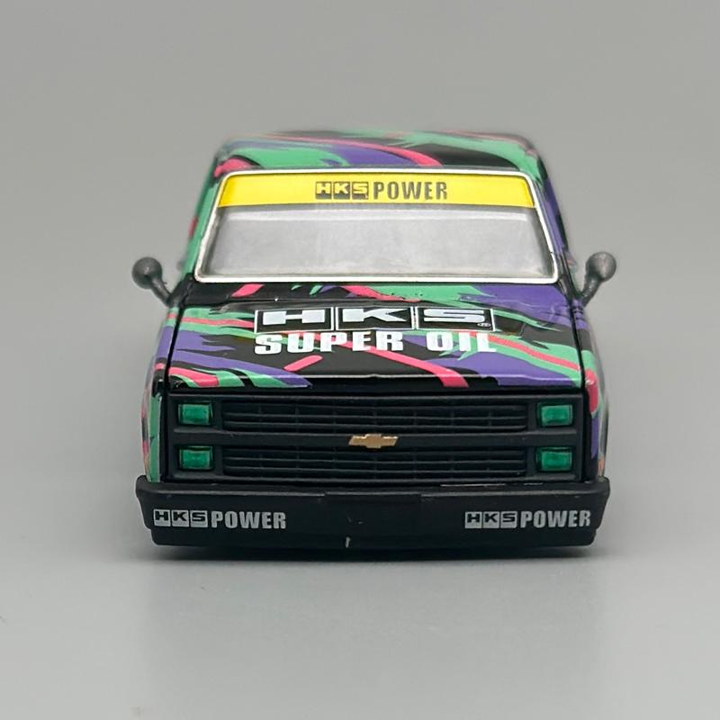 Kaido House MINIGT Chevrolet Silverado KAIDO HKS V1 pickup alloy car Model 174
