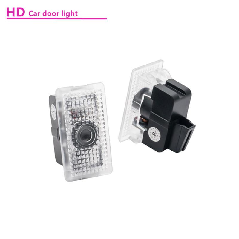 bjzqr4 2PCS Car Door HD LED Lamp Projector Courtesy Welcome Light For Tesla Model 3 S X highland Model Y 2025