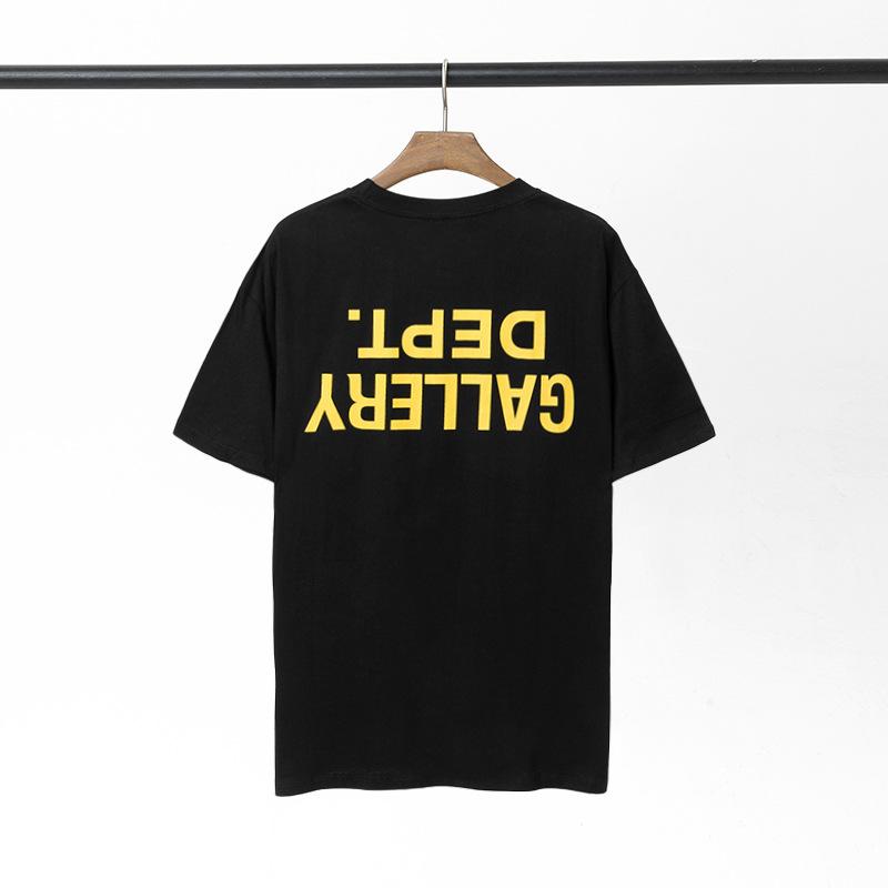 GALLERY tide brand DEPT classic alphabet slogan LOGO gradual change printed short-sleeved T-shirt men and women Qixi Festival couple