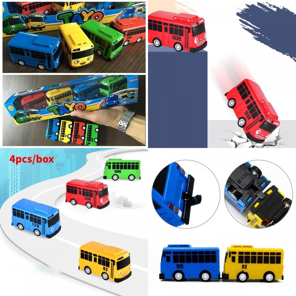 High-quality Mini Bus In Nine Colors With Working Doors Educational Toy Set