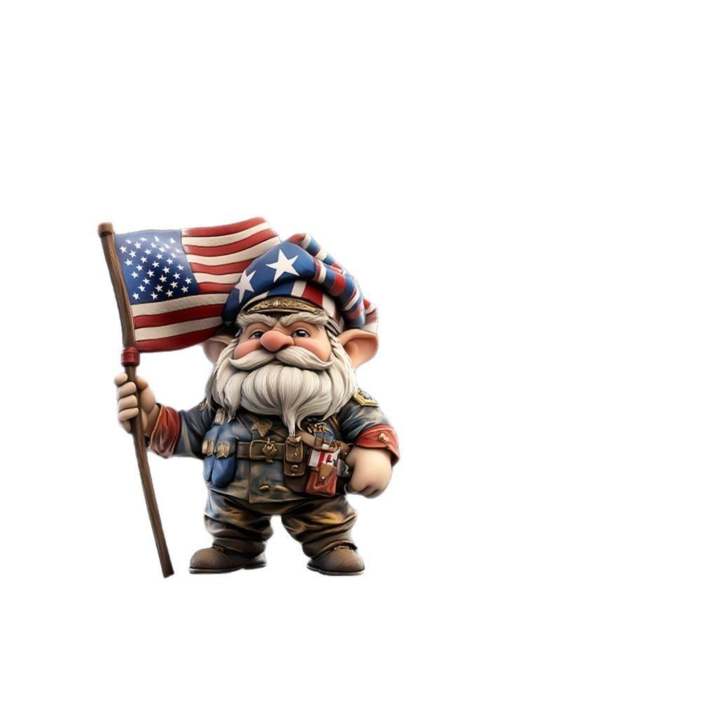 Independence Day Ornament,American Flag,2D Flat,Acrylic Decoration,Home Living Room,Entryway Crafts,Creative Ornament