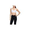 Padded Adjustable Sports Bra Solid Color Breathable Double Strap Women Underwear White FD1069-100