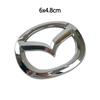 for Mazda 6 Mazda6 Plastic Car Front Trunk Emblem Steering Wheel Badge 3D Body Replaced Sticker Rear Tail Refitting Decoration h6
