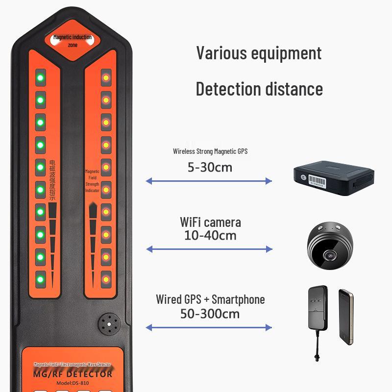 DS810 Беспроводной детектор и сканер GPS-сигналов с защитой от прослушивания