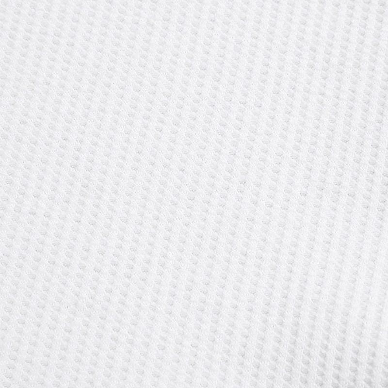 Men S Long Sleeve Waffle Knit Slim Fit Casual Button Placket Polo Shirt