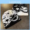 Halloween Skull Ghost Star Knit Hat With Warmth For Winter Adults And Teens