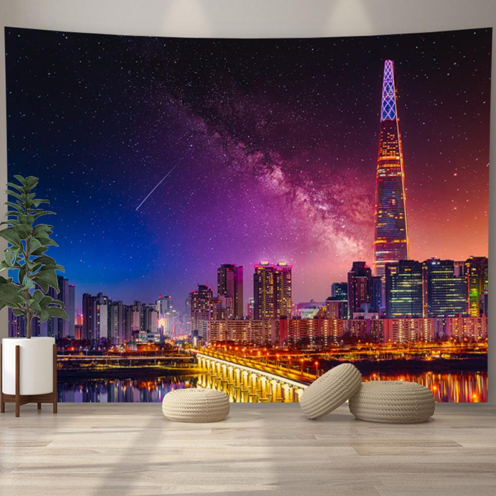 Скандинавский гобелен, прикроватное украшение, фон для комнаты, подвесная ткань для спальни, фоновая ткань для гостиной