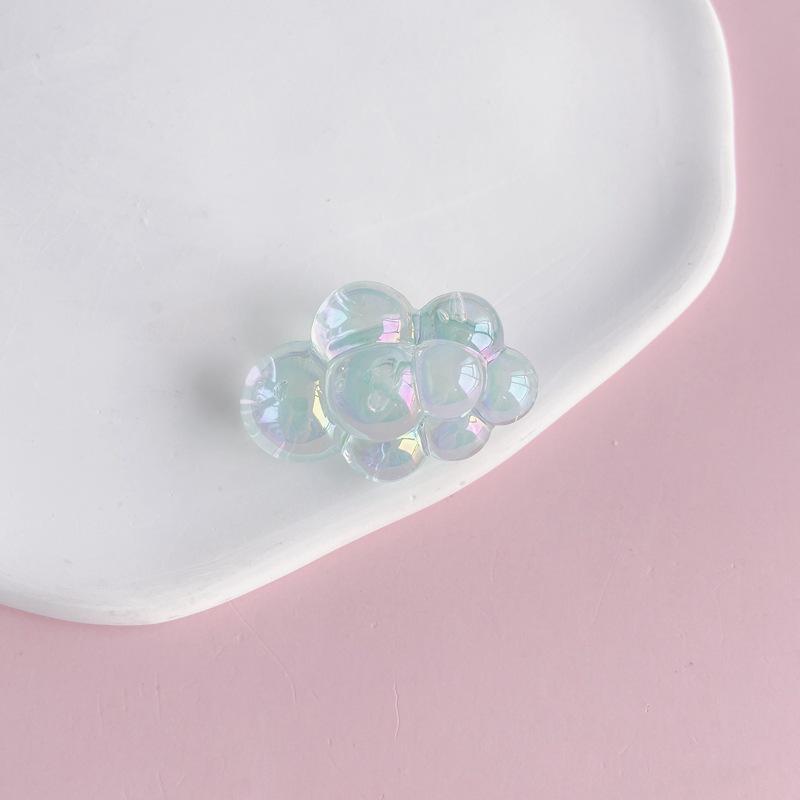 Цветной акриловый брелок-подвеска в виде облака для самодельных ювелирных изделий и телефонных цепочек