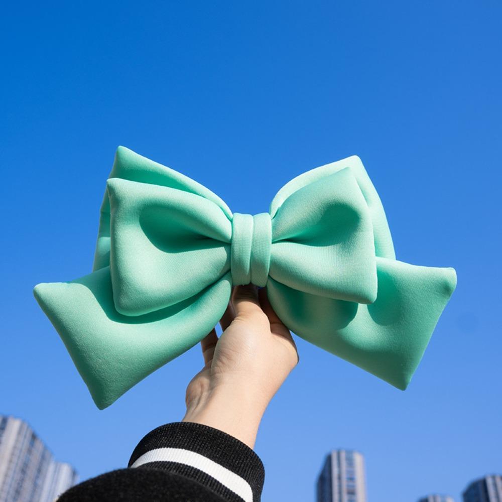 12 Colors Helmet Bowknot Bowknot Bowknot Decor Cute Cloth Satin Ribbon Bow Helmet Accessories