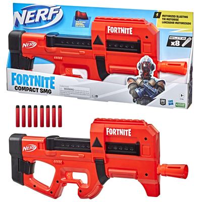 Nerf Fortnite Компактный ПП Электрический Бластер для Дартс Обертка Ультра Красный 8 Дартс Официальный Nerf Elite Возрастной Подарок на День Бластер Дизайн, Встроенный Магазин, Дартс, 8+, Детский