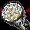 Super Bright 12000000lm Torch 8 Led Flashlight Usb Rechargeable Tactical_fusmg