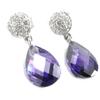 [I4046] - Серебряные серьги с аметистом «Селестина»